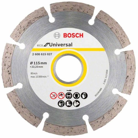 Disco Diamantado Segmentado Eco 115mm - 2608615027-000 - BOSCH