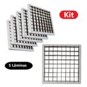 Ver imagem 4 de Jogo de 5 Lâminas Picador Fatiador Cortador de Legumes 10mm