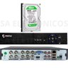 Dvr Stand Alone 8 Ch Protec Full Hd 1080n com Aplicativo Qr Code Remoto + Hd 500gb - 1