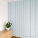 Ver imagem 1 de Kit Revestimento Ripado 75 Placas Adesiva 45 X 11 Cm em Mdf:azul