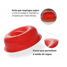 Tupperware Tampa para Micro Ondas Vermelho Tupperware Tampa para Micro Ondas Vermelho - 3