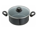 Ver imagem 1 de Panela 18 Esmaltada Preta Indução, Cooktop, Elétrico, a Gás
