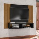 Ver imagem 1 de Painel para TV até 42 Polegadas 120CMX90CM 2 Nichos Navi Preto