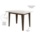 Ver imagem 5 de Conjunto Mesa de Jantar Kate 120cm Vidro 4 Cadeiras Linea Revestidas em Suede Amêndoa Yescasa