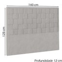 Ver imagem 4 de Cabeceira Casal 140 cm Priss Linho SL 76 Peer