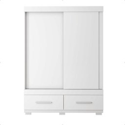 Guarda Roupa Mongi 2 Portas 2 Gavetas Branco Caemmun - 2