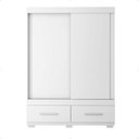 Ver imagem 2 de Guarda Roupa Mongi 2 Portas 2 Gavetas Branco Caemmun