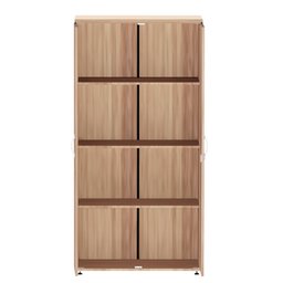 Armario Alto 02 Portas P25 Pandin 1,60 M Noce Naturale - 2