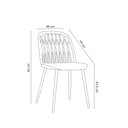 Ver imagem 3 de Cadeira para Sala de Jantar Ariane 