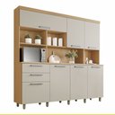 Ver imagem 1 de Cozinha Nobreza 7 Portas 2 Gavetas 210cm 100 Mdf Nesher