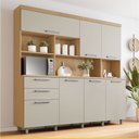 Ver imagem 2 de Cozinha Nobreza 7 Portas 2 Gavetas 210cm 100 Mdf Nesher