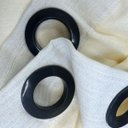 Ver imagem 4 de Cortina Sala e Quarto Tecido Rustico 2,00x1,80m Branco