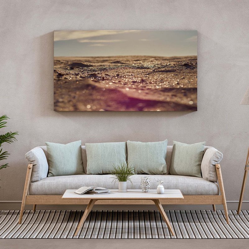 Quadro Decorativo Tela Canvas Paisagem Areia - 180x135 Cm - 1