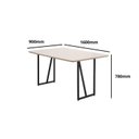Ver imagem 3 de Conjunto Sala de Jantar com 6 Cadeiras Betina Marrom/Black/Terracota/Off White