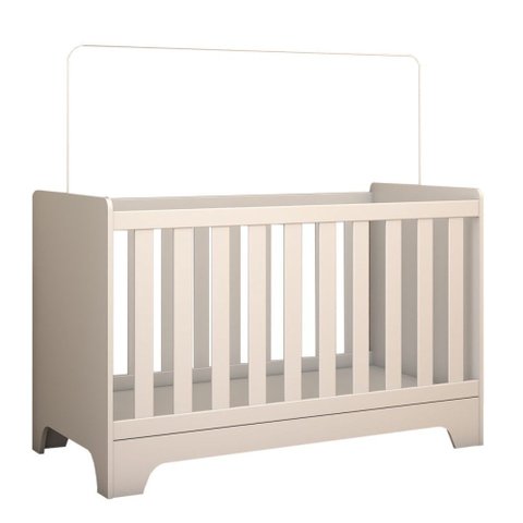 Berço Americano 3 em 1 Sueño 100% Mdf Branco Brilho - Panorama Móveis
