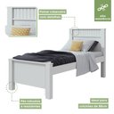 Ver imagem 4 de Cama Solteiro Athenas Plus Móveis Lopas