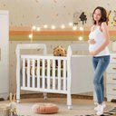Ver imagem 6 de Berço Mini Cama Soninho 3 em 1 Tigus Baby Branco
