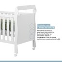 Ver imagem 4 de Berço Mini Cama Soninho 3 em 1 Tigus Baby Branco