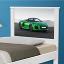 Ver imagem 2 de Cama Solteiro Carro Sport Verde Com Colchão