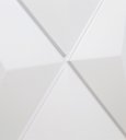 Ver imagem 3 de Kit 15 Placas Revestimento de Parede PVC 3d Alto Relevo Estrelar Branco