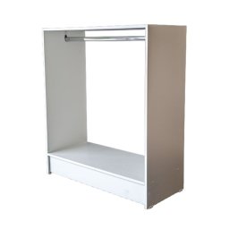 Balcão Loja Central Arara 100% Mdf Branco Desmontado - Suprema Móveis - 1