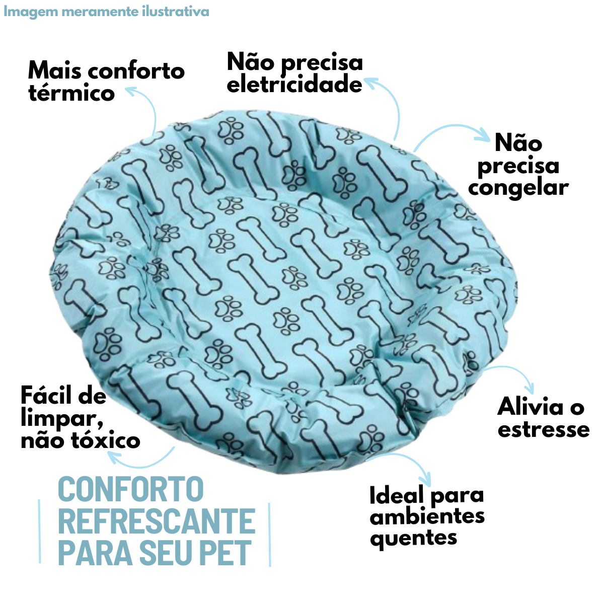 Cama Pet Gelada Redonda Premium - Pequena - 2
