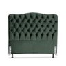 Cabeceira Casal 138 - Bello Box - Dunas Veludo Verde Militar - 2