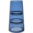 Ver imagem 1 de Vaso Decorativo de Vidro Azul 24x13x13cm Enfeite Sala Mesa Estante Aparador