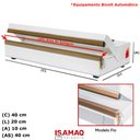 Ver imagem 2 de Seladora de Embalagens Plásticas Manual com Temporizador 40cm Sela e Corta