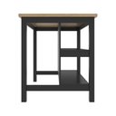 Ver imagem 6 de Bancada Gourmet Ilha Cozinha c ilumina Ditália 2Prat CD-1019 cor:preto