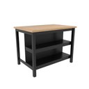 Ver imagem 4 de Bancada Gourmet Ilha Cozinha c ilumina Ditália 2Prat CD-1019 cor:preto