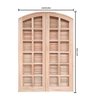 Porta Balcão de Abrir / Abrir em Arco de Madeira Eucalipto Bat 10 Cm Copa Verde Madeiras - 215ax120l - 5