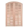 Porta Balcão de Abrir / Abrir em Arco de Madeira Eucalipto Bat 10 Cm Copa Verde Madeiras - 215ax120l - 3