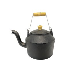 Chaleira Antiga de Ferro Fundido 2 Litros Com Alça 25x15cm - 2