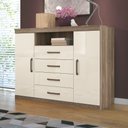 Ver imagem 2 de Cômoda para Quarto 2 Portas 4 Gavetas 1 Nicho Master