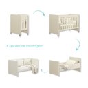 Ver imagem 5 de Berço Americano 4 em 1 Evolution + Colchão:areia