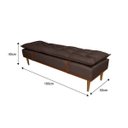 Ver imagem 4 de Puff para Quarto 180cm Drop Sofáni