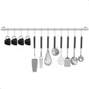 Ver imagem 4 de Porta Utensílios e Talheres 60cm com 12 Ganchos Branco Fs