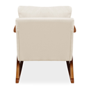 Ver imagem 4 de Poltrona Cadeira Balanço Amber Luxo Madeira Maciça Veludo Bege- Mabe Magazine