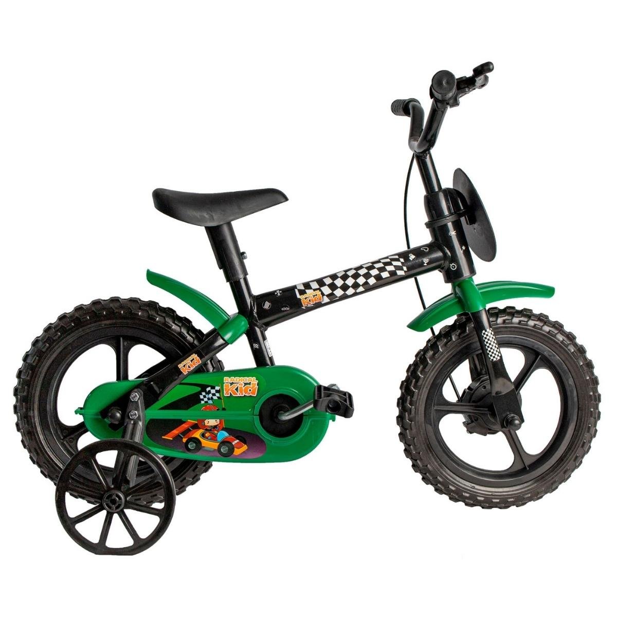 Bicicleta Infantil 3 a 5 Anos Aro 12 Menina Menino Radical Kid - 2