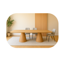 Ver imagem 7 de Mesa de Jantar Cone Retangular Vitta 260x140cm Madeira Freijó
