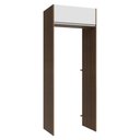 Ver imagem 1 de Porta-geladeira 83 Cm 1 Porta Basculante Rustic/branco Glamy Madesa