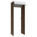 Ver imagem 7 de Porta-geladeira 83 Cm 1 Porta Basculante Rustic/branco Glamy Madesa