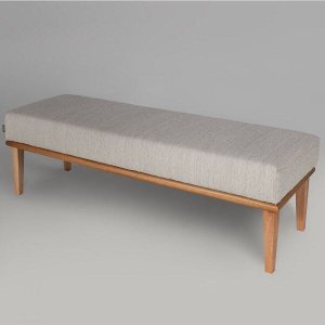 Puff Para Quarto Linho 100Cm Grazi 