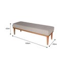 Ver imagem 3 de Puff para Quarto Linho 100cm Grazi