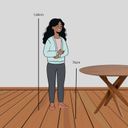 Ver imagem 4 de Mesa de Jantar Redonda Madeira Maciça 6 Lugares 120cm Lisboa