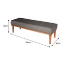 Ver imagem 3 de Puff para Quarto 160cm Grazi Sofáni