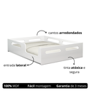 Ver imagem 4 de Cama Montessoriana Infantil Padrão Casal 100% Mdf