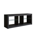 Ver imagem 7 de Rack Tv até 55" Gamer Prateleiras de Vidro e Iluminação em Led 136cm- Ra1360p Rgb Preto