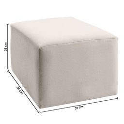 Poltrona Cadeira de Amamentação Balanço + Puff Ternura Veludo - Star Confort - 3